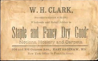 1900 Clark Trade Card